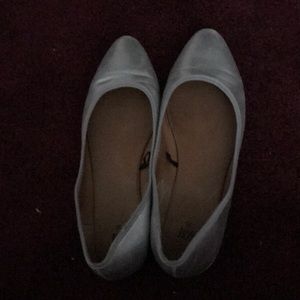 Silver h&m flats